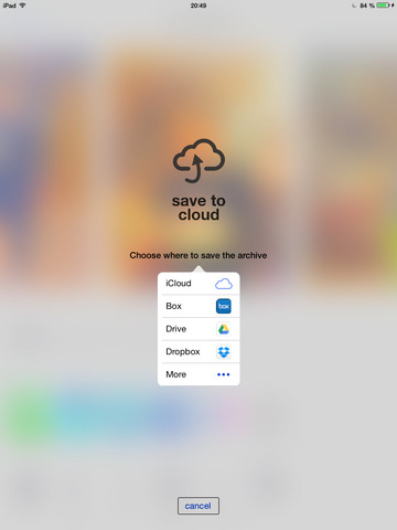 【免費生產應用App】Save to Cloud - zip and upload to the cloud-APP點子