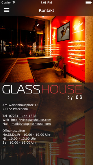 GLASSHOUSE - The Way to find your Glasses