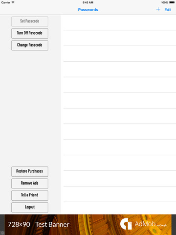 Password Manager: Touch ID & Passcode (iPad) screenshot 3