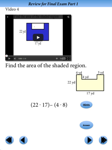 Introductory Algebra Final Exam Review Part 1 screenshot 2