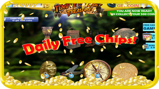 【免費遊戲App】A Temple of Lost Treasure Casino - Fortune Cursed Slots Machines Jackpot & BlackJack Free-APP點子