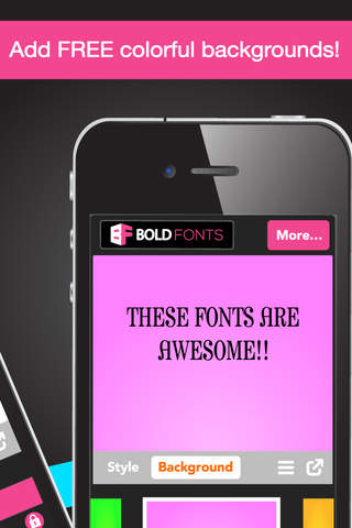 After Bold Fonts - text messsage editor HD screenshot 2