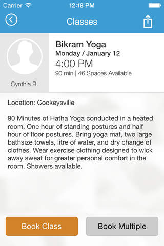 Bikram Yoga Baltimore screenshot 4