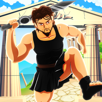 Hercules - The Greek Gladiator Endless Runner Game LOGO-APP點子