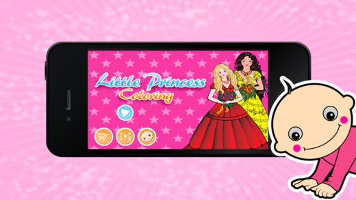 Little Princess Coloring - Learn Free Amazing HD Paint Educational Activities for Toddlers Pre Schoo