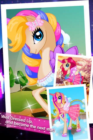 Rainbow Pony-Game for Girls screenshot 2