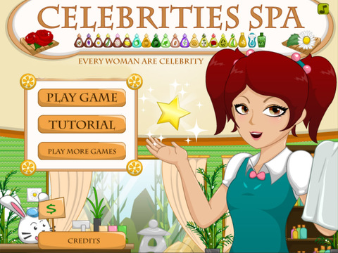 Celebrity Spa Kids Game