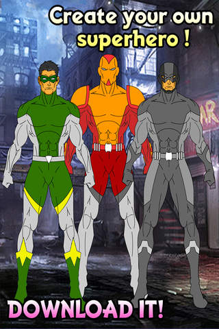 Design your Comic Super hero: Dress Up Game for SuperHeroes Fans screenshot 2