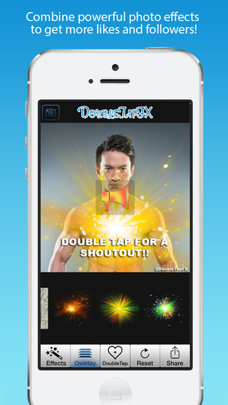 DoubleTapFX PRO - Fuse PhotoFX Borders and Double Tap Templates to Gain Followers and More Likes