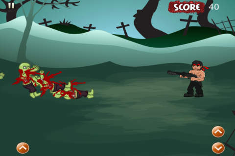 Stupid Zombie Attack - Kill The Undead Defense LX screenshot 3
