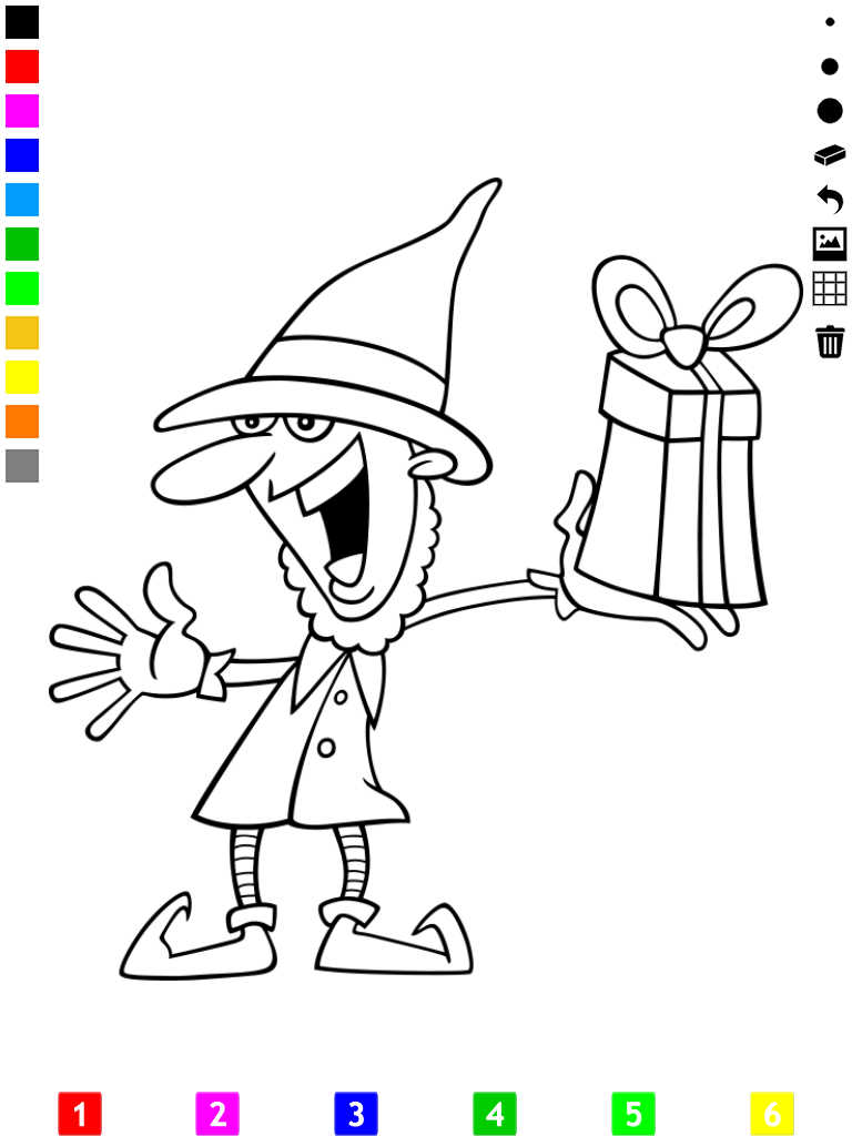 App Shopper: A Christmas Coloring Book for Children: Learn to color the holiday season (Games)