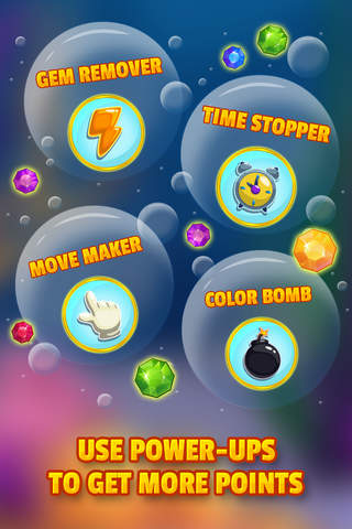 Gems & Jewels Matching Puzzle Game II - Free screenshot 3