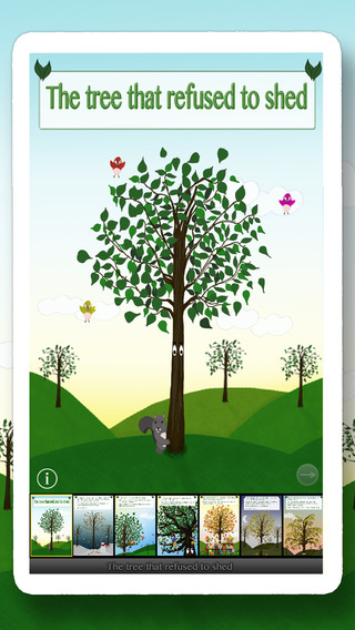 The tree that refused to shed - An interactive story for kids families and educators