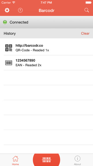 Barcodr - Wireless Barcode and QRCode Reader