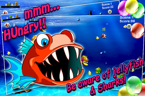 My Hungry fish mania : Fast hunt to eat & Don’t die adventure game! screenshot 2
