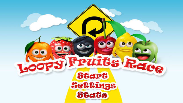 Loopy Fruit Race - running racing game