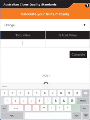 【免費商業App】Citrus Maturity Calculator-APP點子