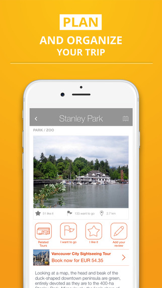 【免費旅遊App】Vancouver - your travel guide with offline maps from tripwolf (guide for sights, restaurants and hotels)-APP點子