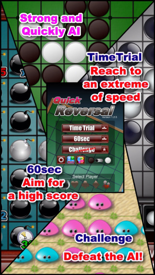 【免費遊戲App】Quick Reversal - A fast, top-class, classic Othello Game.-APP點子