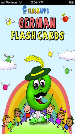 Learn German Baby Flash Cards : German language learning flashcards ...