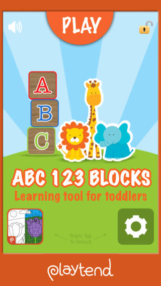 ABC 123 Blocks = Learning Tool For Toddlers LITE