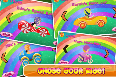 Candy Race Mania - A Sweet Magical Adventure for all Boys and Girls screenshot 4