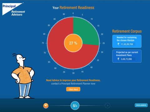 Retirement Readiness Calculator iPad Version screenshot 4