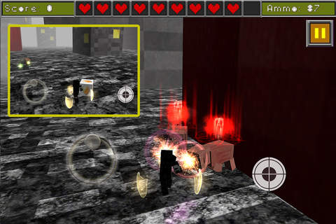 ATOM MAN VS STEEL MAN BLOCK WAR CRAFTED (minecraft style) screenshot 3