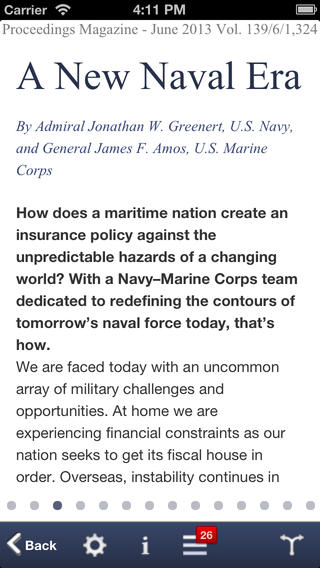 【免費新聞App】U.S. Naval Institute App-APP點子