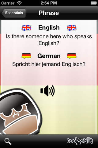 German Talking Phrasebook screenshot 3