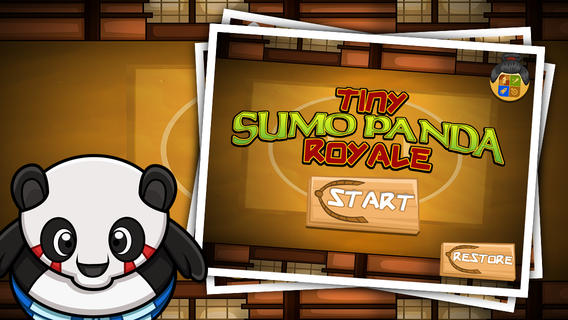 Tiny Sumo Panda : Ninja bear Royal whipeout tap fighting games for Iphone Ipad Ipod touch