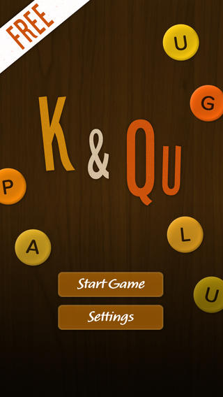 K and Q - criss cross words FREE