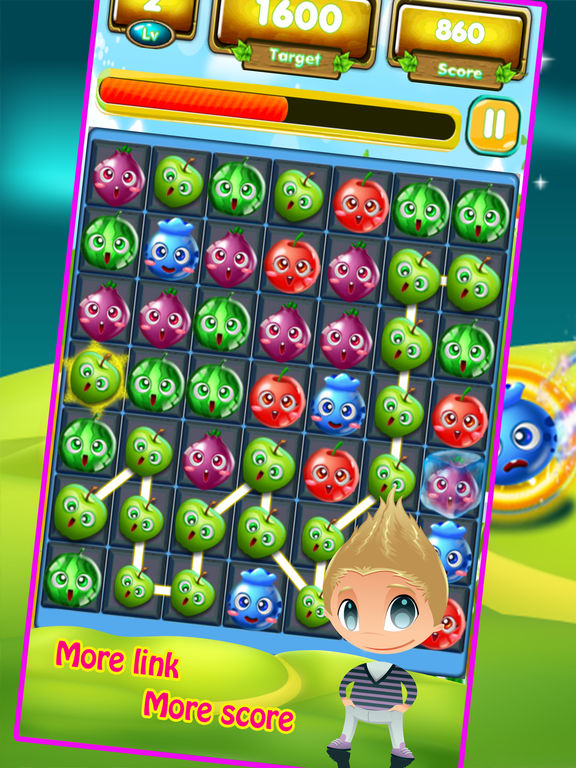 Скачать игру Fruit Link Blast Bubble Pop!