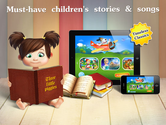 Early reading kids books - reading toddler games на iPad