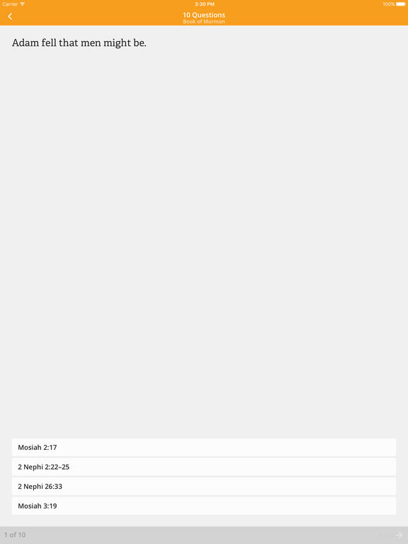 LDS Doctrinal Mastery on the App Store
