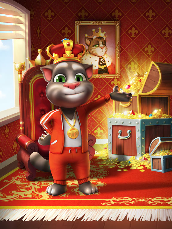 Screenshots of My Talking Tom for iPad