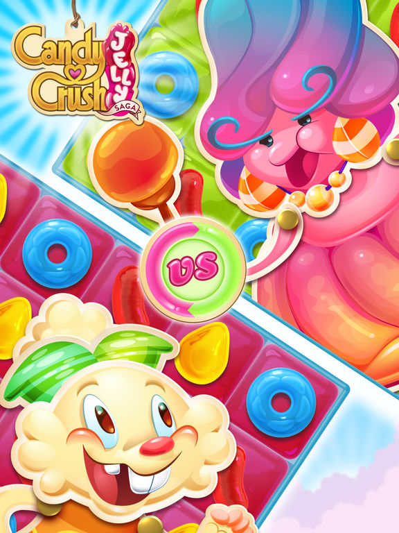 Screenshots of Candy Crush Jelly Saga for iPad