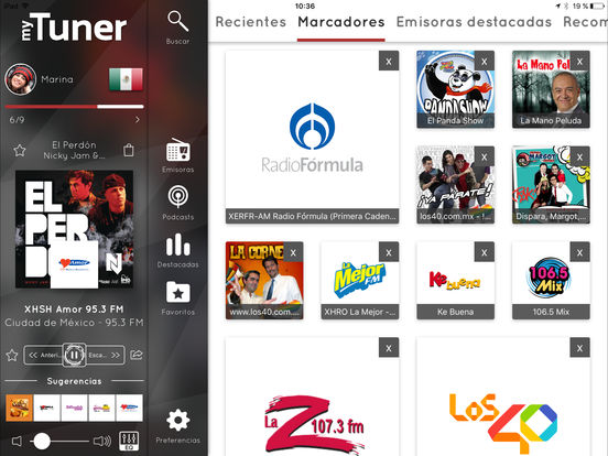 Captura de pantalla del iPad 4