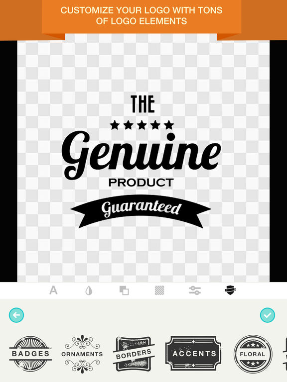 Screenshots of Logo Maker- Logo Creator, Logo Design, Label Maker for iPad