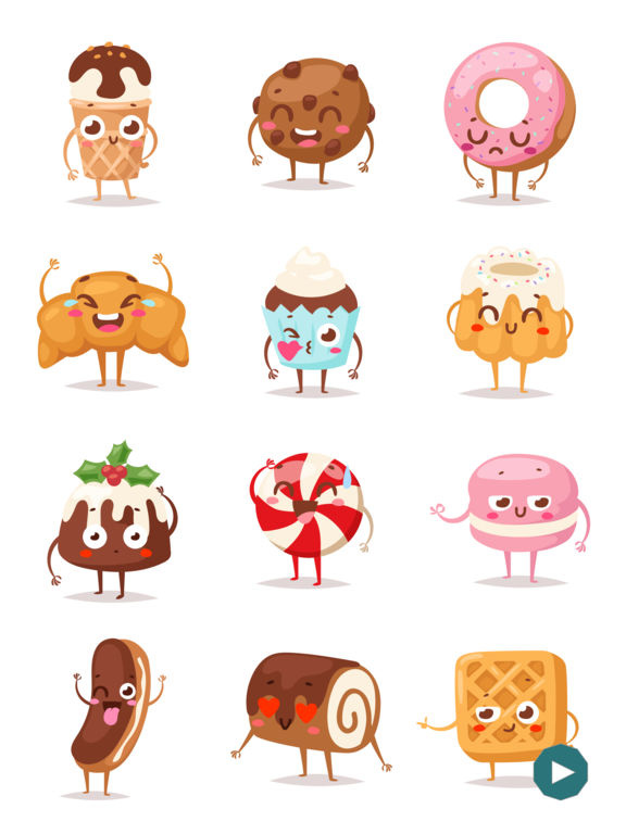 Sweets Animated By Laurent Farci