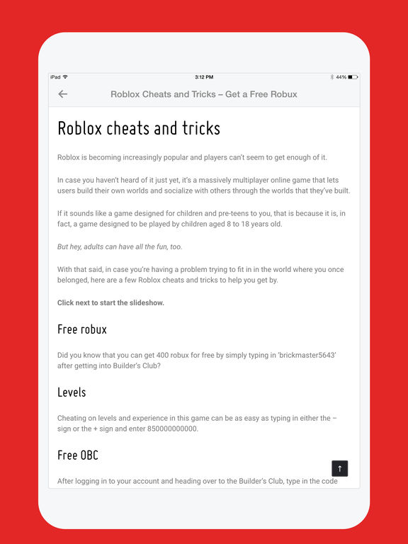 Free Cheats For Roblox Free Robux Guide Apprecs