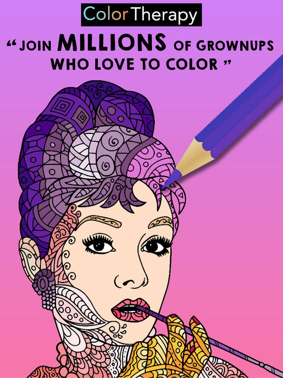 Color Therapy Free Coloring Books for Adults Pages appPicker