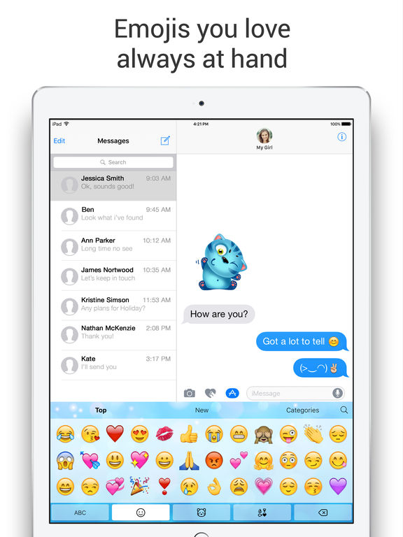 emoji keyboard predictive text