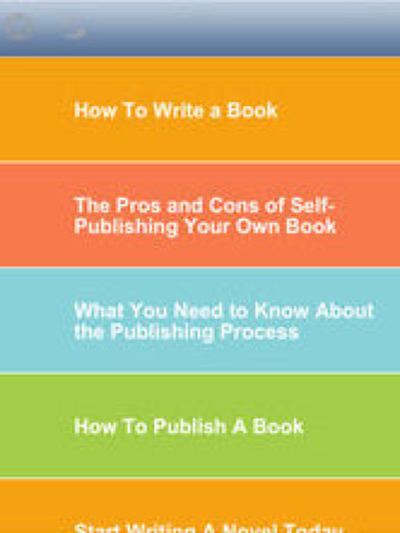 Iphone apps to help write a book