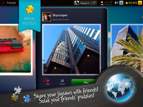 Screenshots of Magic Jigsaw Puzzles for iPad