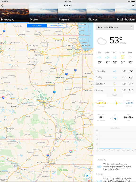 St. Louis Weather - KMOV - appPicker