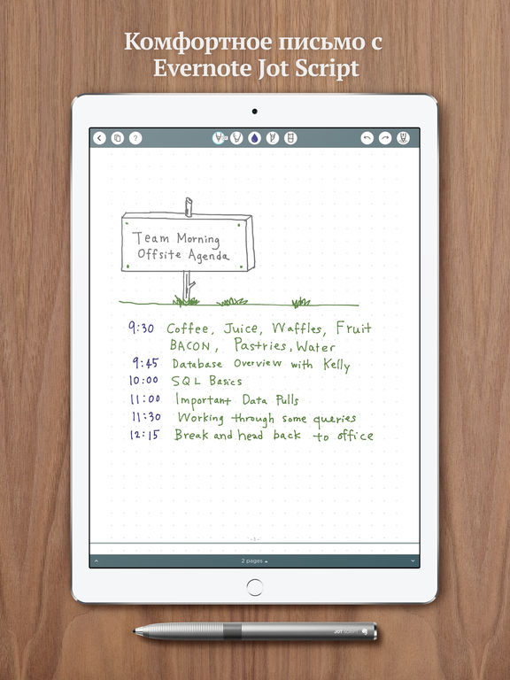 Снимок экрана iPad 2