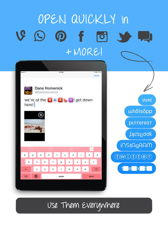Screenshots of Better Fonts Free - Now With Cool New Font Keyboards! for iPad