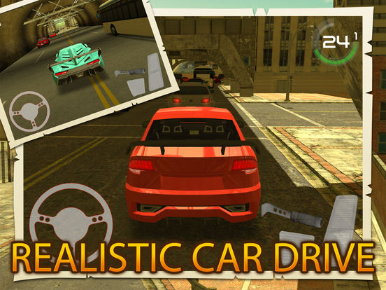 Screenshots of City Traffic Car Driving Parking Career Simulator for iPad