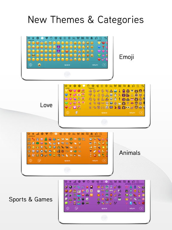 Screenshots of Emoji> for iPad